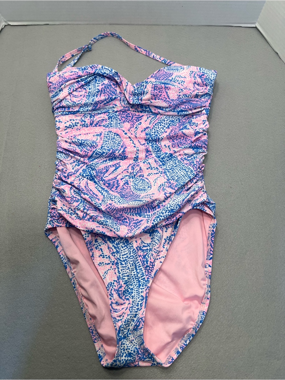 Lilly Pulitzer Flamenco One Piece Maybe Gator Swimsuit Size 8